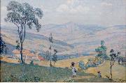 Janis Rozentals Italian Landscape painting